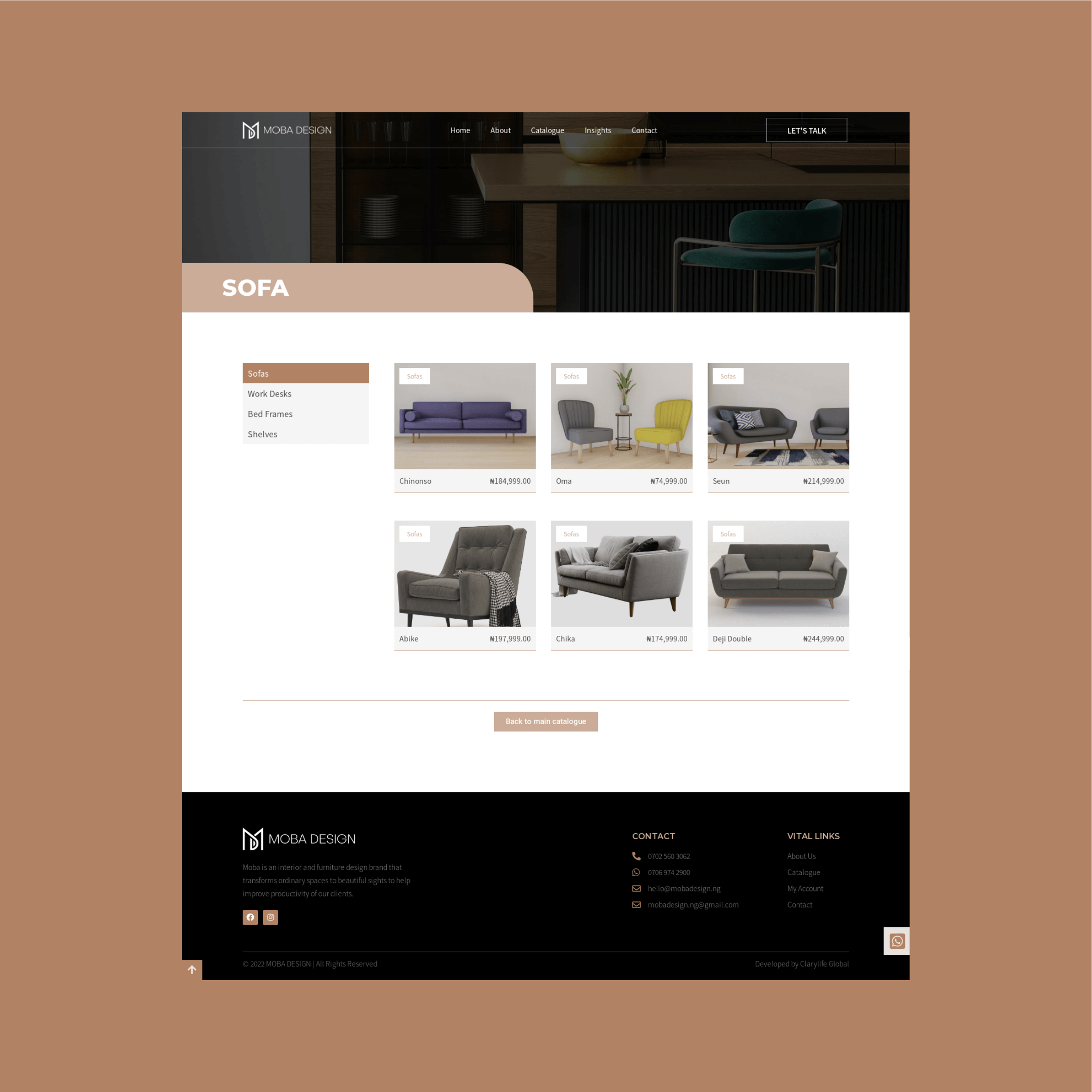 Moba Design Website