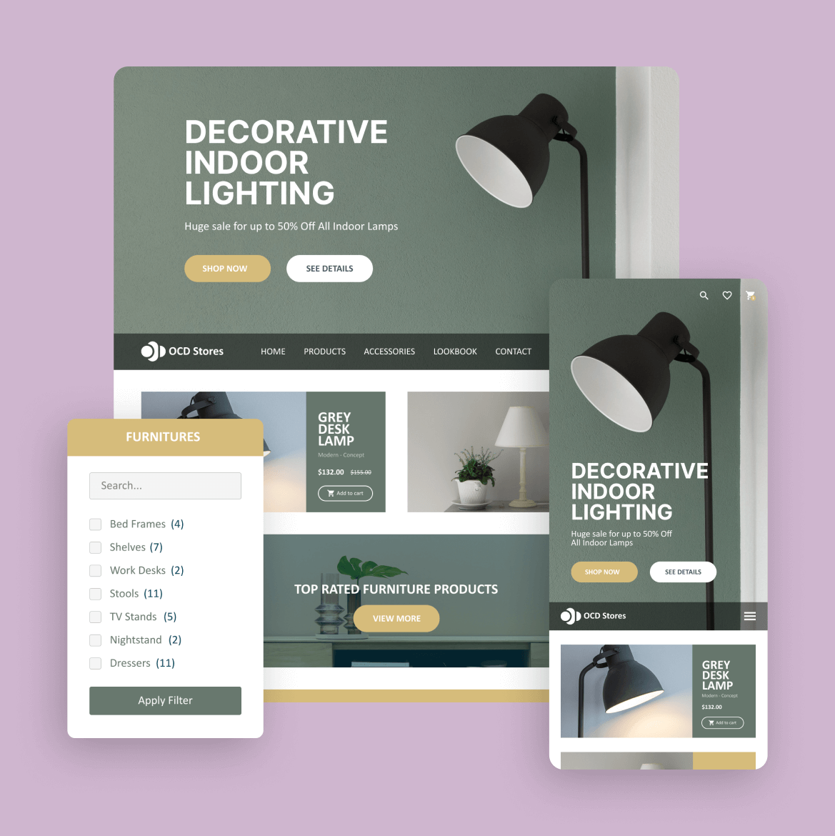 E-commerce & Portfolio Websites